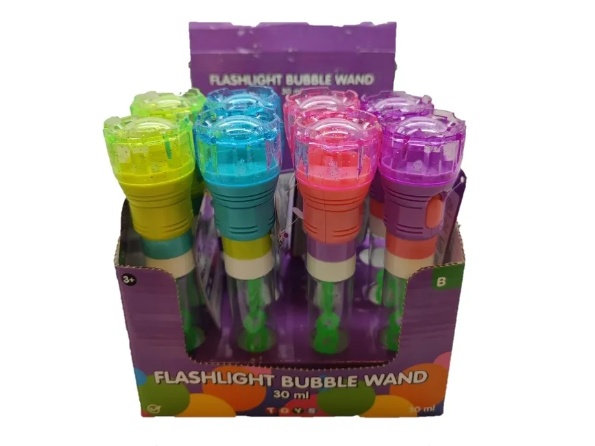 Impulse Toys lommelykt bubble wand 30 ml CDU20