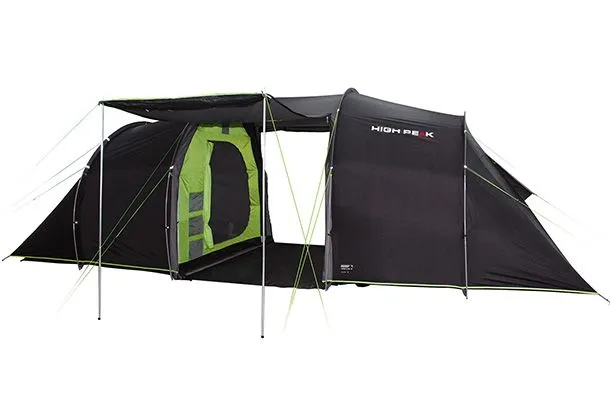 High Peak Tauris 6, Camping, Tunell Telt, 14,2 kg, Sort
