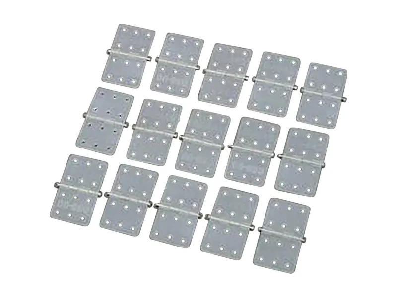 DU-BRO hengsler 16/28 – rektangulær polyamid (L x B) 28 mm x 16 mm – 15 stk