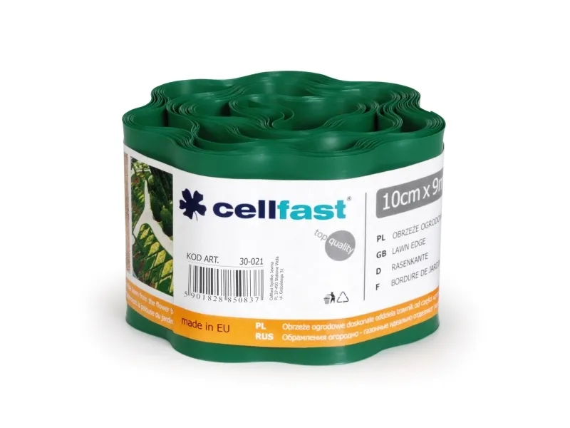 Cellfast gresskant mørkegrønn, 10 cm x 9 m, 30-021
