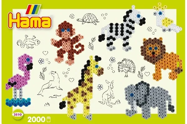 Hama midi gaveeske small world Zoo
