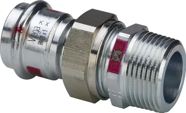 VIEGA Prestabo forskruning 1¼x35mm af ulegeret stål muffe/nippel, SC-contur