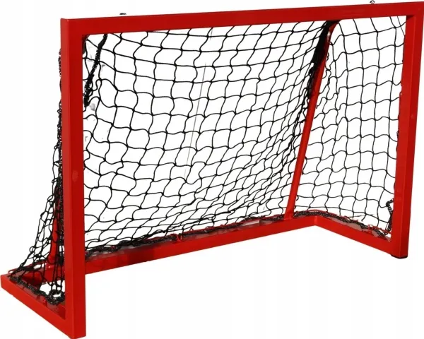 Master mål til unihockey Floorball med nett Training Junior i metall 90x60