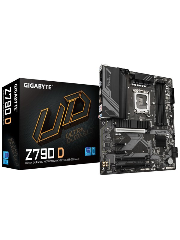GIGABYTE Z790 D Hovedkort - Intel Z790 - Intel LGA1700 socket - DDR5 RAM - ATX