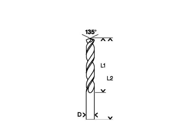 Bosch Metallbor HSS-Co, DIN 338 1 x 12 x 34 mm