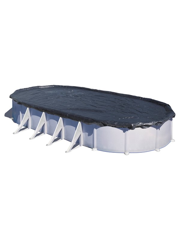 GRE Pool Cover Winter for Oval Pool Size 500 x 300 cm