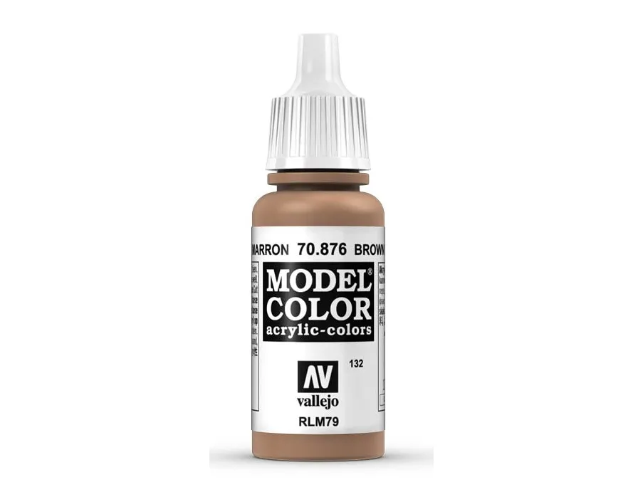 Vallejo 70.876, 17 ml, Brun, Matte, Flaske