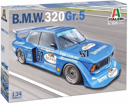 Italeri plastmodell av B.M.W. 320 Gruppe 5 24/1