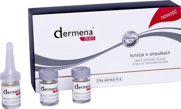 Dermena Hair Care Men behandling som stopper hårtap og stimulerer hårvekst 15 x 5ml