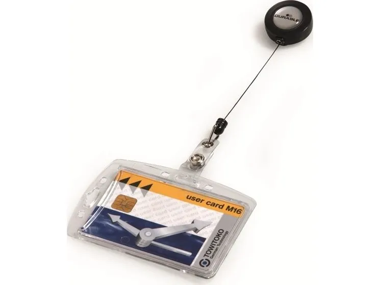 Durable kortholder 54 x 85 mm med mekanisme (1 stk.)
