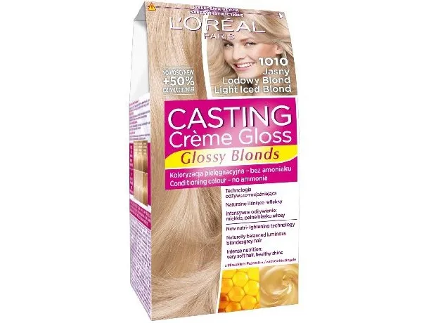 L'Oreal Casting Creme Gloss Hair Color 1010 Light Icy Blonde