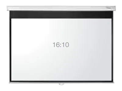 Optoma DE-1109EGA - Projeksjonsskjerm - takmonterbar, veggmonterbar - motorisert - 109 (277 cm) - 16:10 - Glass-fibre Matte White