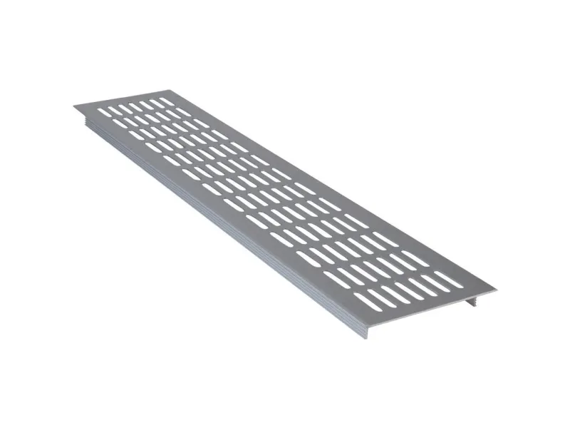 Wallair metallgitter Sølv 480×100×16 mm N35847