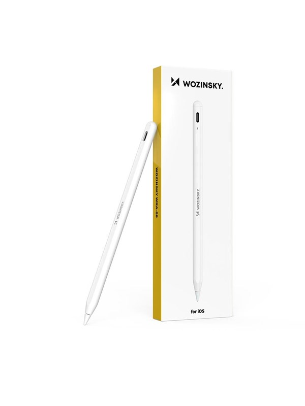 Wozinsky WRA-08 Stylus for iPad USB-C Fast Charging Apple iPad 2018-2025 - White