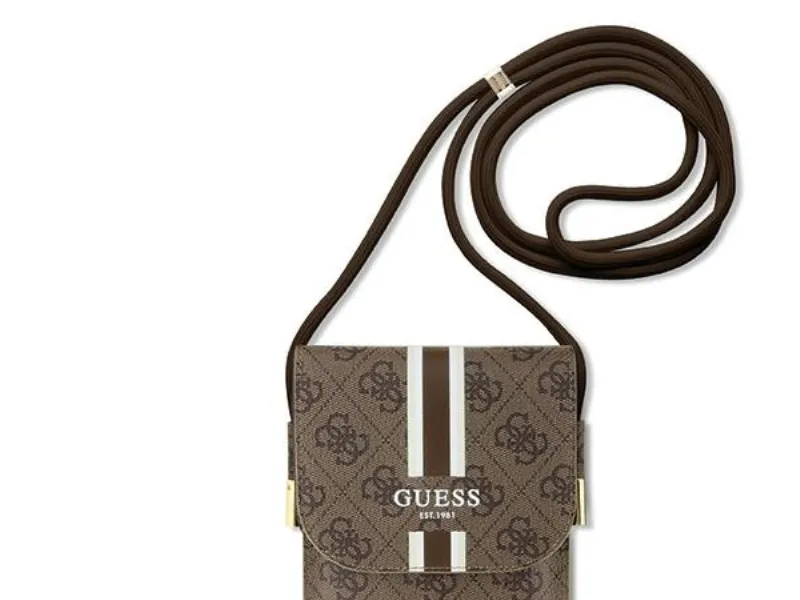 Guess GUOWBP4RPSW håndveske - brun 4G-striper