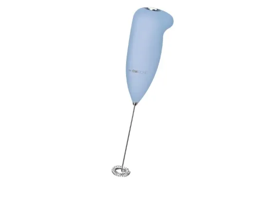 Clatronic MS 3089, Håndholdt elektrisk melkeskummer, Blå, Rustfritt stål, CE, Batteri, AA