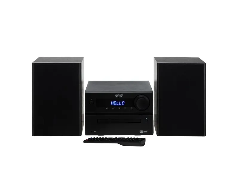 Adler tårn-HI-FI med Bluetooth, CD, USB og FM-radio