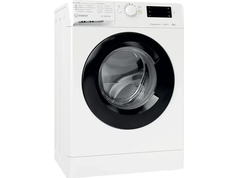 Indesit MTWSE 61294 WK EE, Frontmatet, 6 kg, B, 76 dB, 1151 RPM, C