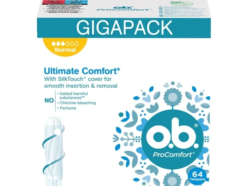 O.B. ProComfort normale bindetamponger 64 stk