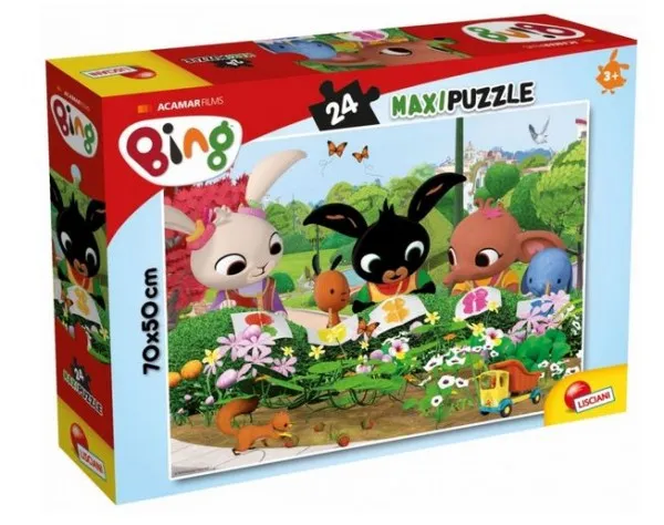 Lisciani puslespill Maxi 24 deler Bing - Naturobservasjon