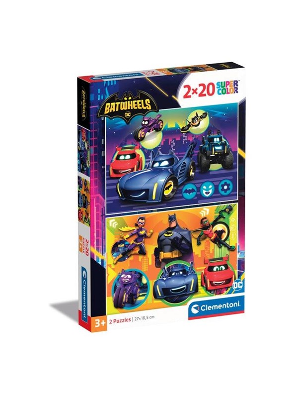 Clementoni DC Comics Super Colour Batwheels (2x20)