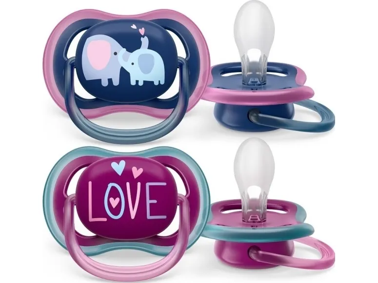 Philips Avent Ultra Air Deco māneklītis 18M+ meitenēm (2 gab) SCF349/22