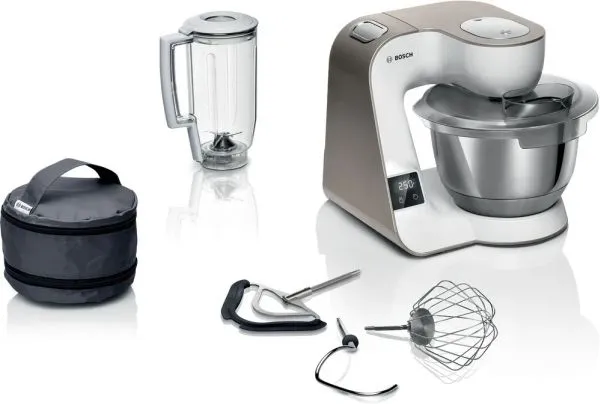 Bosch Serie 4 MUM5XW13, 3,9 l, Hvit, 1,1 m, 2,7 l, 1 kg, Rustfritt stål