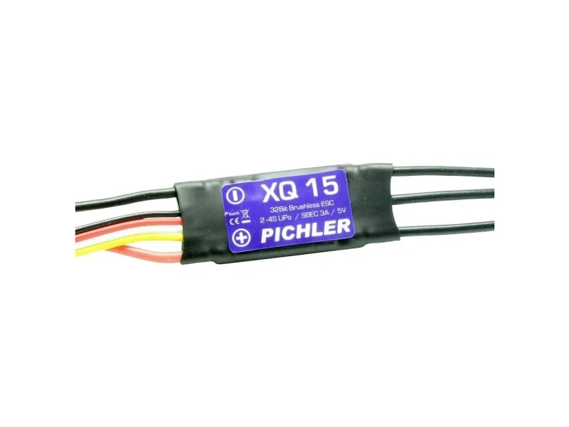 Pichler Modellbau XQ+ 15 børsteløs flyregulator utholdenhet (maks.) 30 A