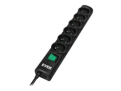 EVER OPTIMA - Overspenningsavleder - AC 250 V - utgangskontakter: 6 - 3 m kabel