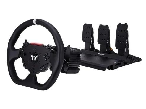 Thermaltake G6 Direct Drive Racing, Ratt + pedaler, PC, Rød/grønn/blå, Direkte kjøring, Fiksert, Fiksert