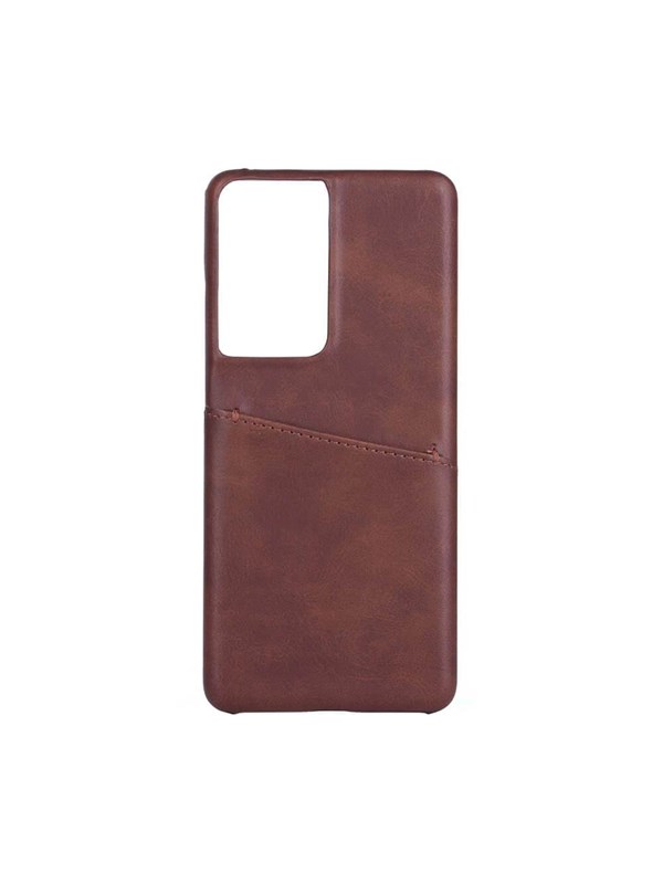 ONSALA Mobile Cover Brown with Cardpocket Samsung  S21 Ultra /S30 Ultra  5G