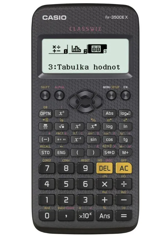 Casio FX-350CE X, Desktop, Vitenskaplig, Batteri, Sort