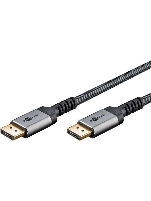 Pro Displayport 1.4 Sleeved - 1m - Svart
