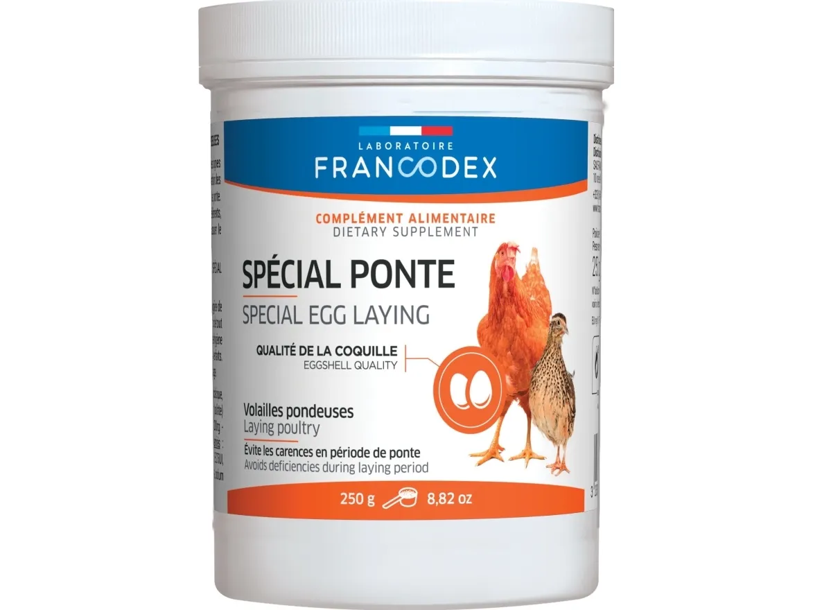 Francodex preparat for verpehøner med kalsium Egg production 400 g