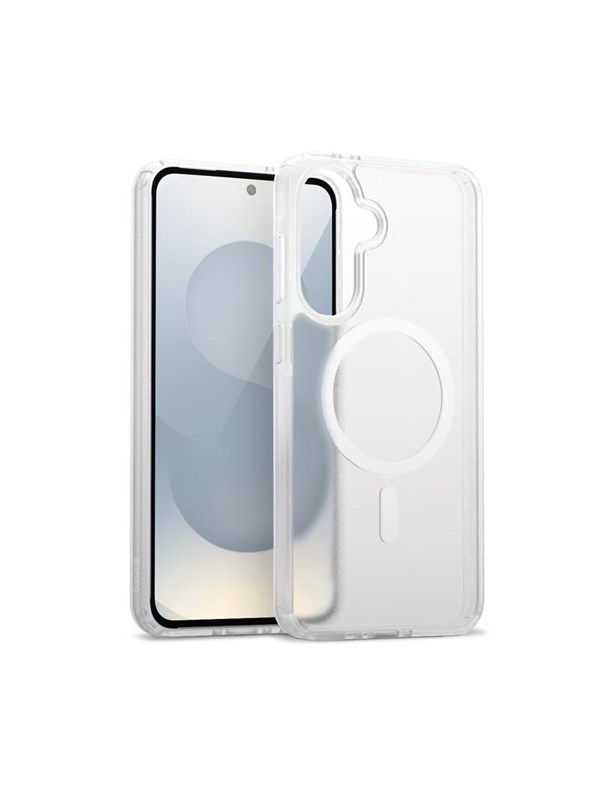 CRONG Hybrid Matte Magnetic - MagSafe Case Samsung Galaxy S25 (White)