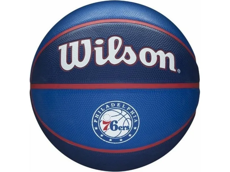 Wilson basketball NBA Tribute Philadelphia (én størrelse) blå