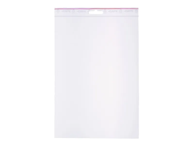 Lynlåspose, Grippie, 50 µm, 175 x 250 mm LD-PE, Transparent, Uden tryk lynlåslukning, pakke a 1000 s