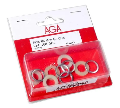 Flaskepakning AC/OX nylon/alu 2x5stk