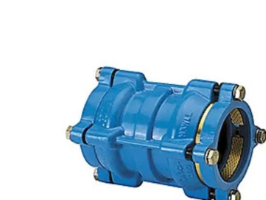Kobling lige 110mm - trækfast på PE+PVC. Hawle2000