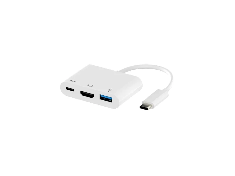 Sinox PRO USB C Hub. 0,15m. Hvid