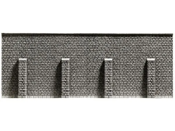 NOCH Retaining Wall, N (1:160), Grå