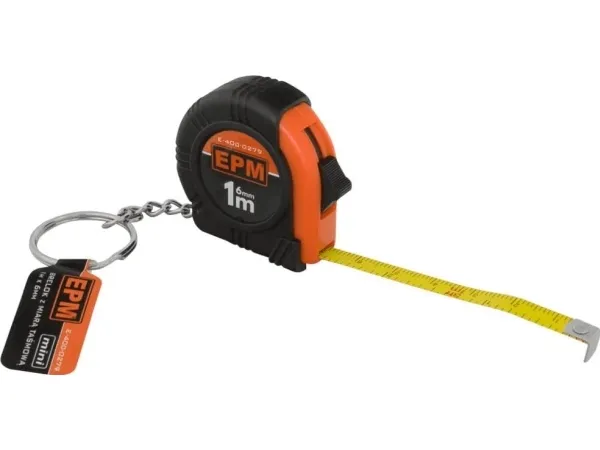 EPM målebånd mini 1 m nøkkelring (E-400-0279)