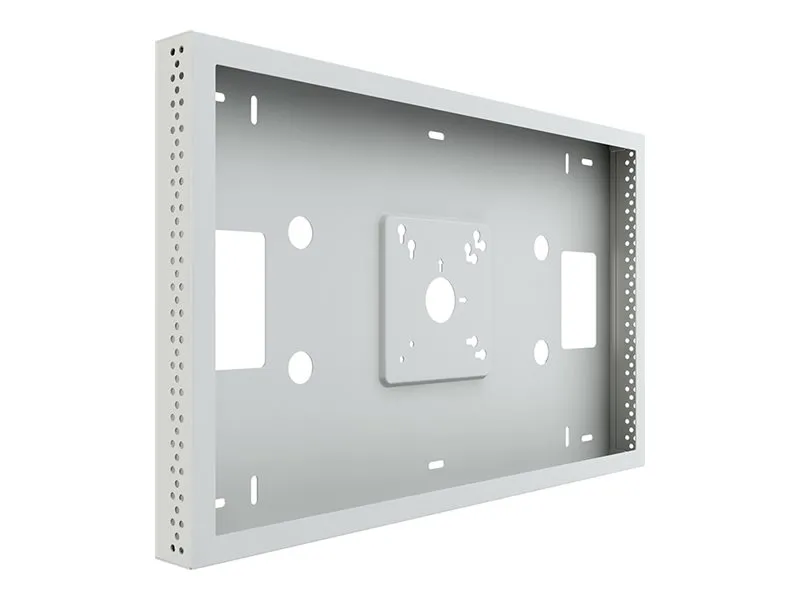 Multibrackets M Pro Series - Innhegning - Open-air - for LCD-skjerm - låsbar - stål - hvit - skjermstørrelse: 24 - veggmonterbar - for Samsung QB24R, QB24R-T