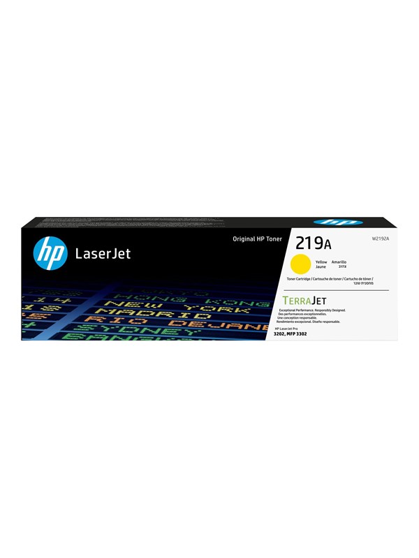 HP 219A / W2192A Yellow Toner