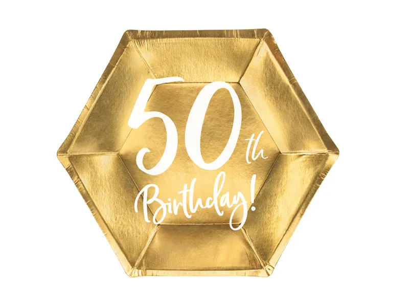 Guld paptallerkner, 50 år