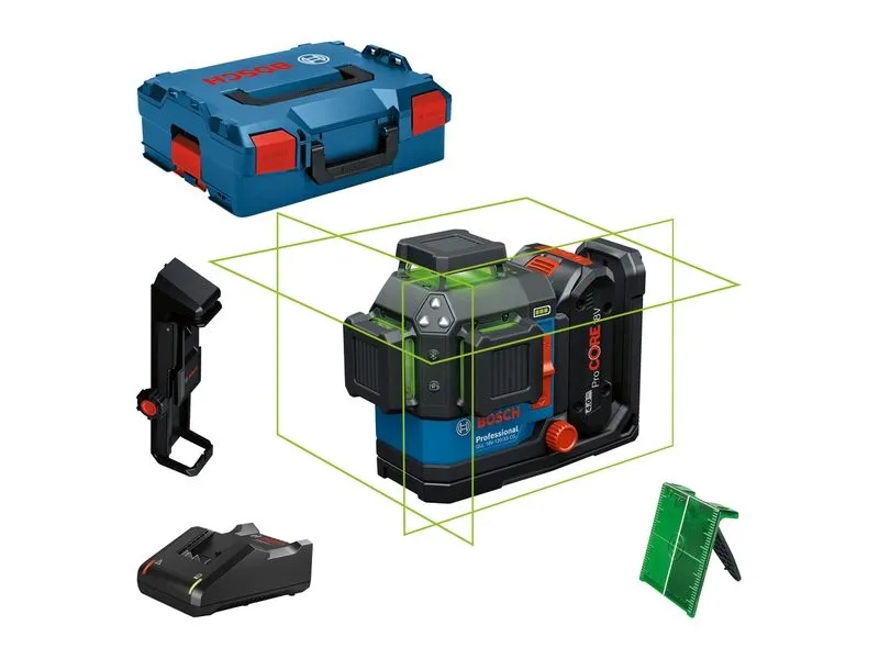 Bosch GLL 18V-120-33 CG, 35 m, 0,3 mm/m, 4°, 120 m, 3 s, Horisontal/vertikal