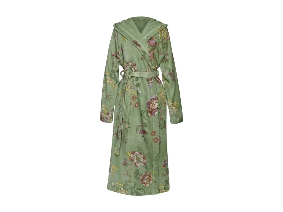 PIP Studio Studio Bathrobe Secret Garden Green XS