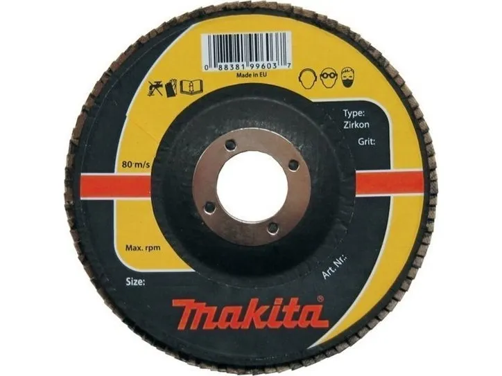 Makita lamellskive zirkon korn 80 125 mm