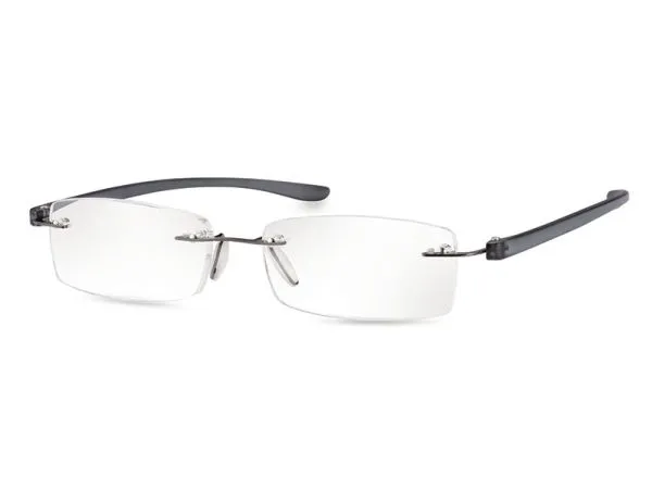 Eschenbach 2913-210, Plast, Unisex, Rektangel, Rammeløs, Plast, Antrasitt