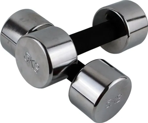 Master hantler MAS4A279 forkrommet 2 x 5 kg